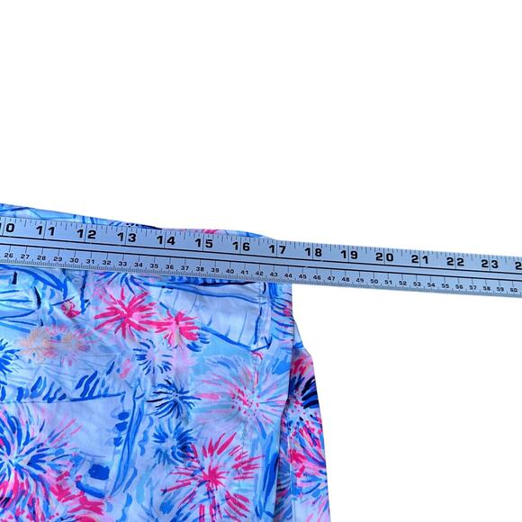 Lilly Pulitzer Capri Swim Trunks Shorts Mens XL Boca Blue Its a Sailabration New - Picture 8 of 9